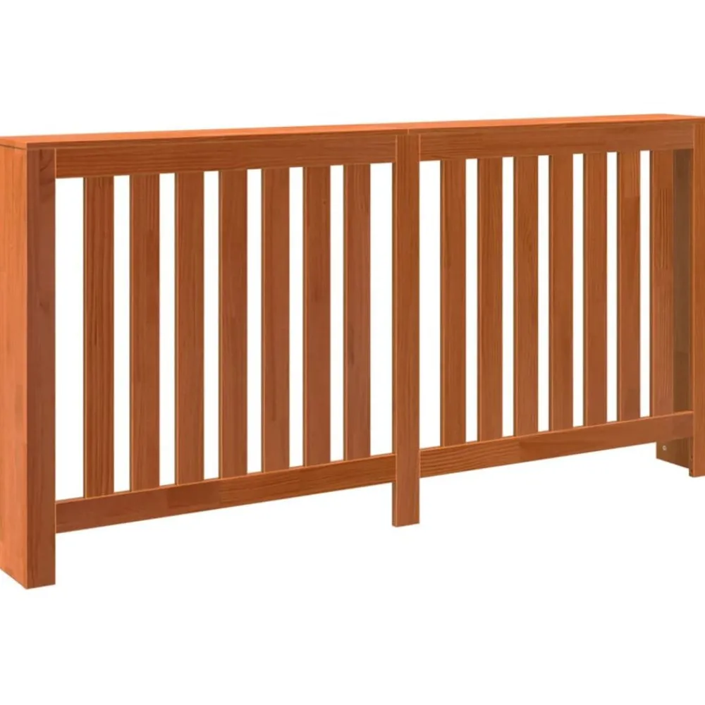 Accessoires Pour Appareils Électroménagers-vidaXL Cache-radiateur cire 169x19x84 cm bois massif de pin Marron