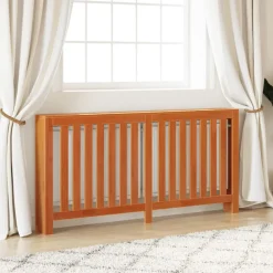 Accessoires Pour Appareils Électroménagers-vidaXL Cache-radiateur cire 169x19x84 cm bois massif de pin Marron