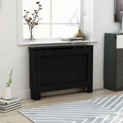 vidaXL Cache-radiateur 112x19x81,5 cm MDF