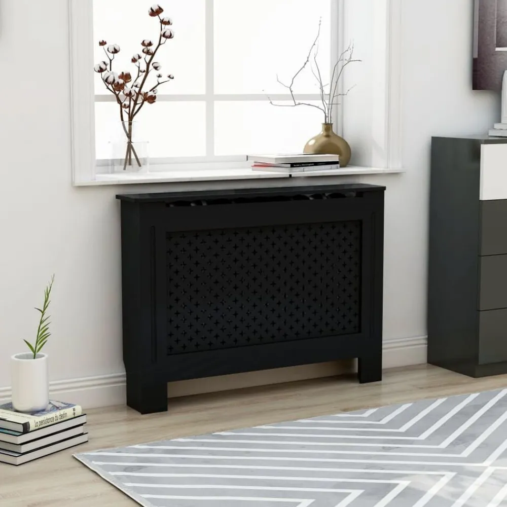 vidaXL Cache-radiateur 112x19x81,5 cm MDF