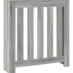 vidaXL Cache-radiateur 78x20x82 cm bois d'ingénierie