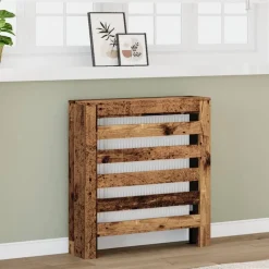 vidaXL Cache-radiateur 78x20x82 cm bois d'ingénierie