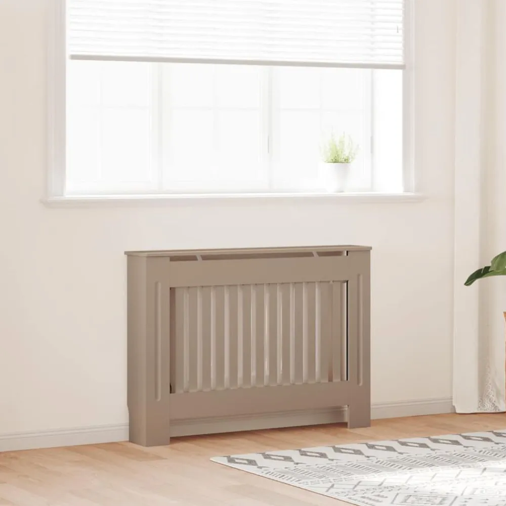 Accessoires Pour Appareils Électroménagers-vidaXL Cache-radiateur 112x19x81,5 cm MDF Naturel