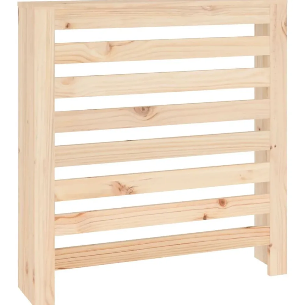 Accessoires Pour Appareils Électroménagers-vidaXL Cache-radiateur 79,5x19x84 cm Bois massif de pin Naturel