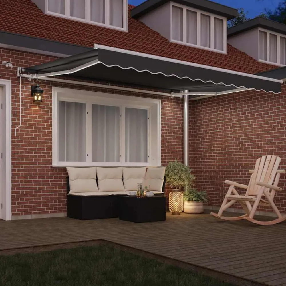 Pelouses & Jardins-vidaXL Cadre d'auvent 3 x 2,5 m Aluminium Blanc