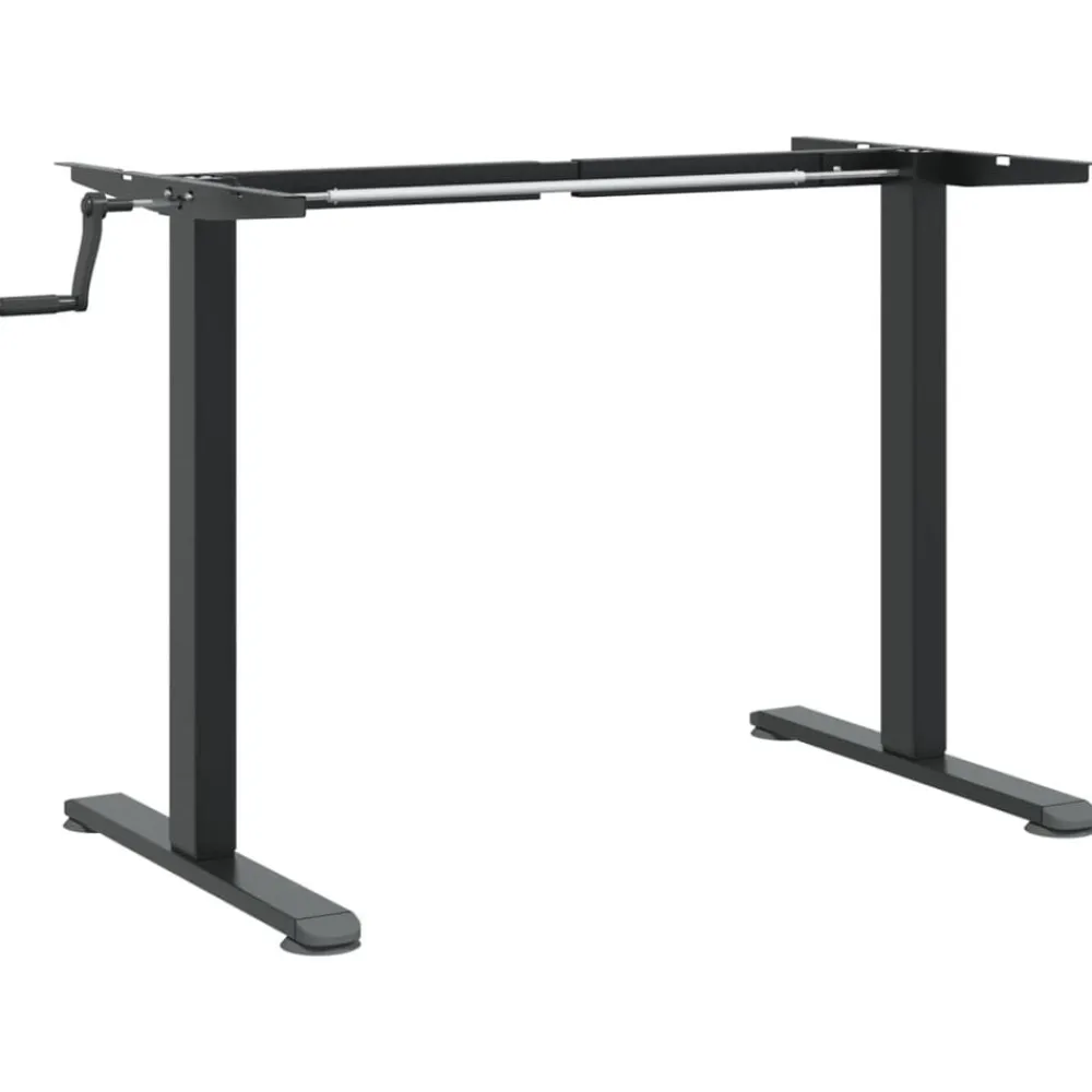 vidaXL Cadre de bureau debout (94-135)x60x(70-114) cm acier
