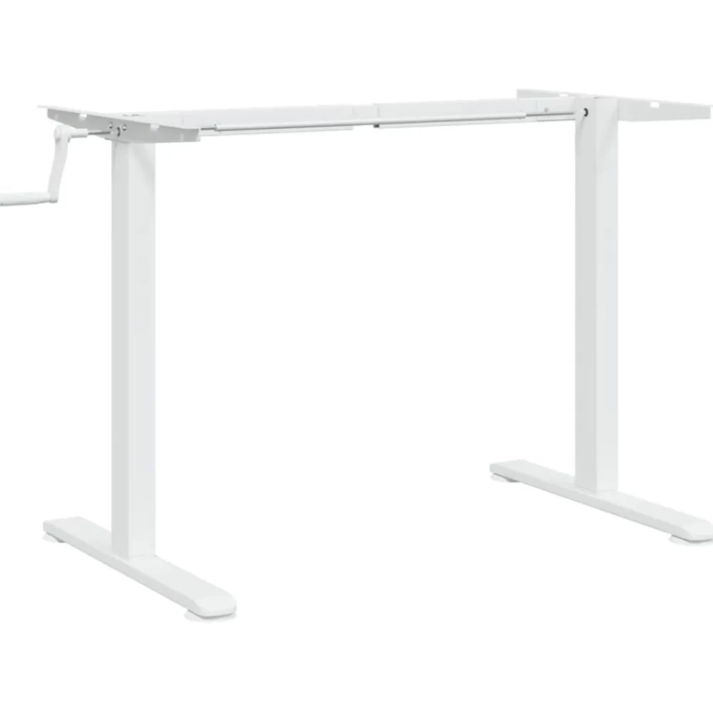 vidaXL Cadre de bureau debout (94-135)x60x(70-114) cm acier
