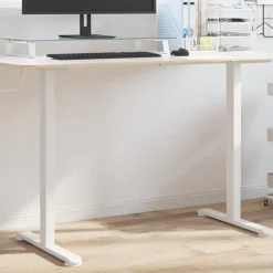 vidaXL Cadre de bureau debout (94-135)x60x(70-114) cm acier