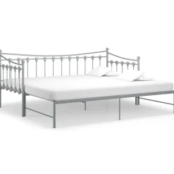 vidaXL Cadre de canapé-lit extensible sans matelas métal 90x200cm