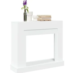 vidaXL Cadre de cheminée 100x30x87,5 cm bois d'ingénierie