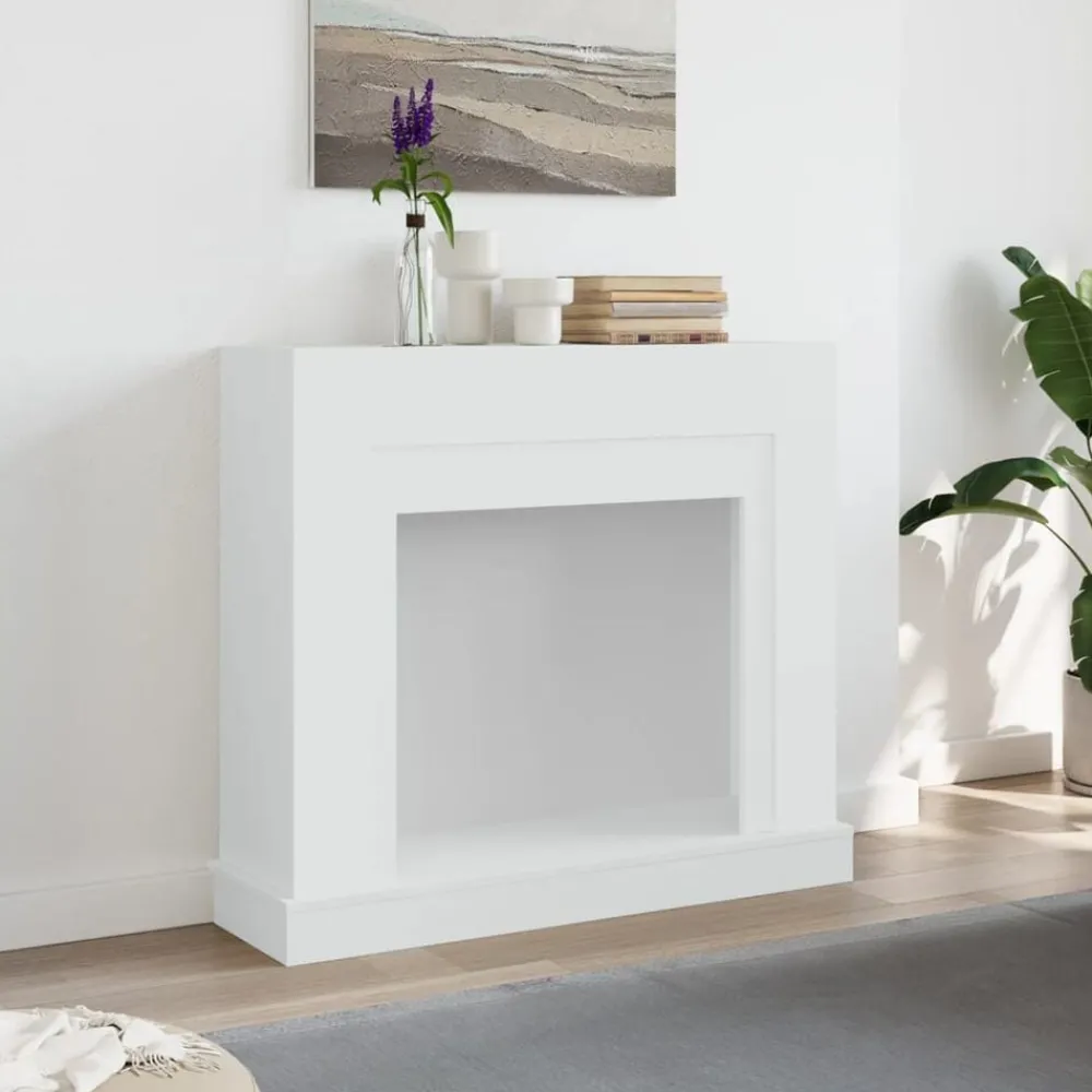 vidaXL Cadre de cheminée 100x30x87,5 cm bois d'ingénierie