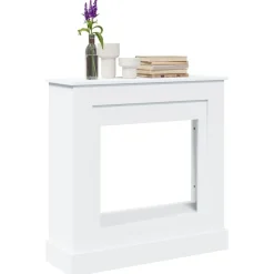vidaXL Cadre de cheminée 90x30x90 cm bois d'ingénierie