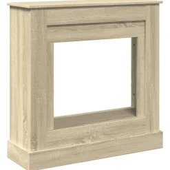 vidaXL Cadre de cheminée chêne sonoma 90x30x90 cm bois d'ingénierie