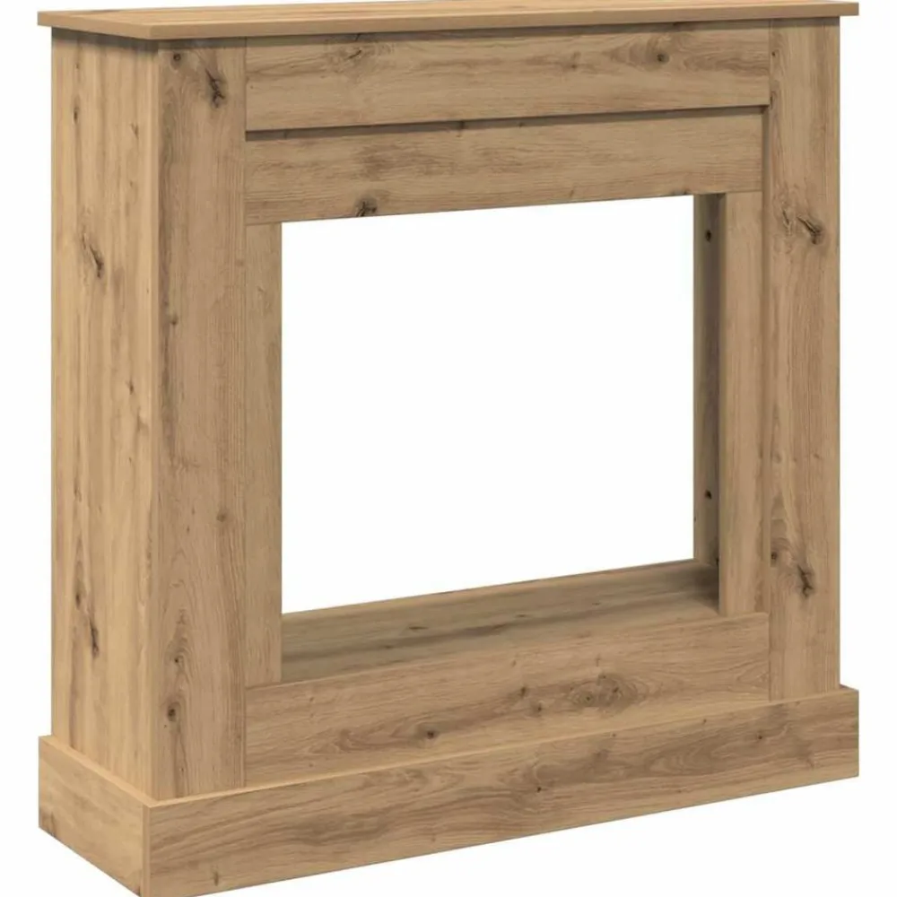 Accessoires Pour Cheminées & Poêles À Bois-vidaXL Cadre de cheminée chêne artisanal 90x30x90 cm bois ingénierie chêne artisanal
