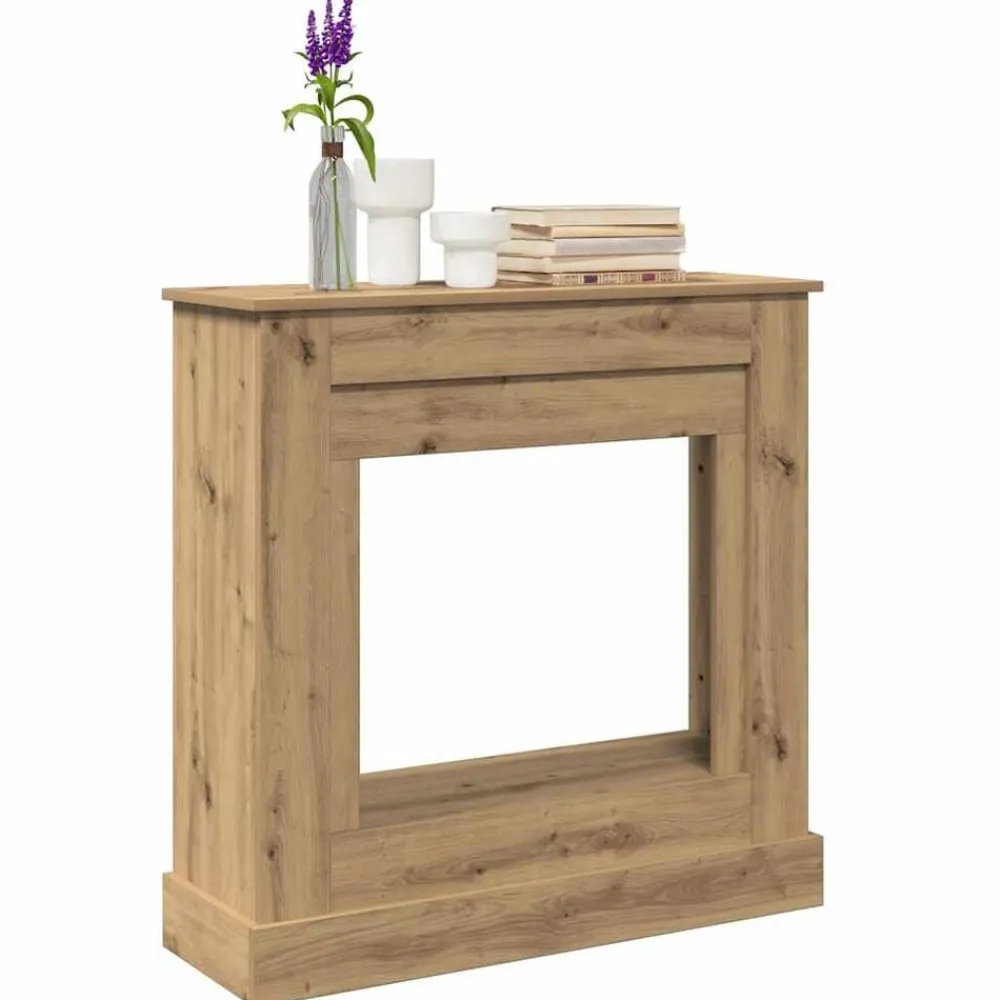 Accessoires Pour Cheminées & Poêles À Bois-vidaXL Cadre de cheminée chêne artisanal 90x30x90 cm bois ingénierie chêne artisanal