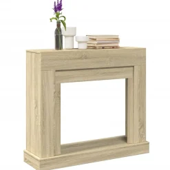 Accessoires Pour Cheminées & Poêles À Bois-vidaXL Cadre de cheminée chêne sonoma 100x30x87,5 cm bois d'ingénierie Ch&ecirc;ne sonoma