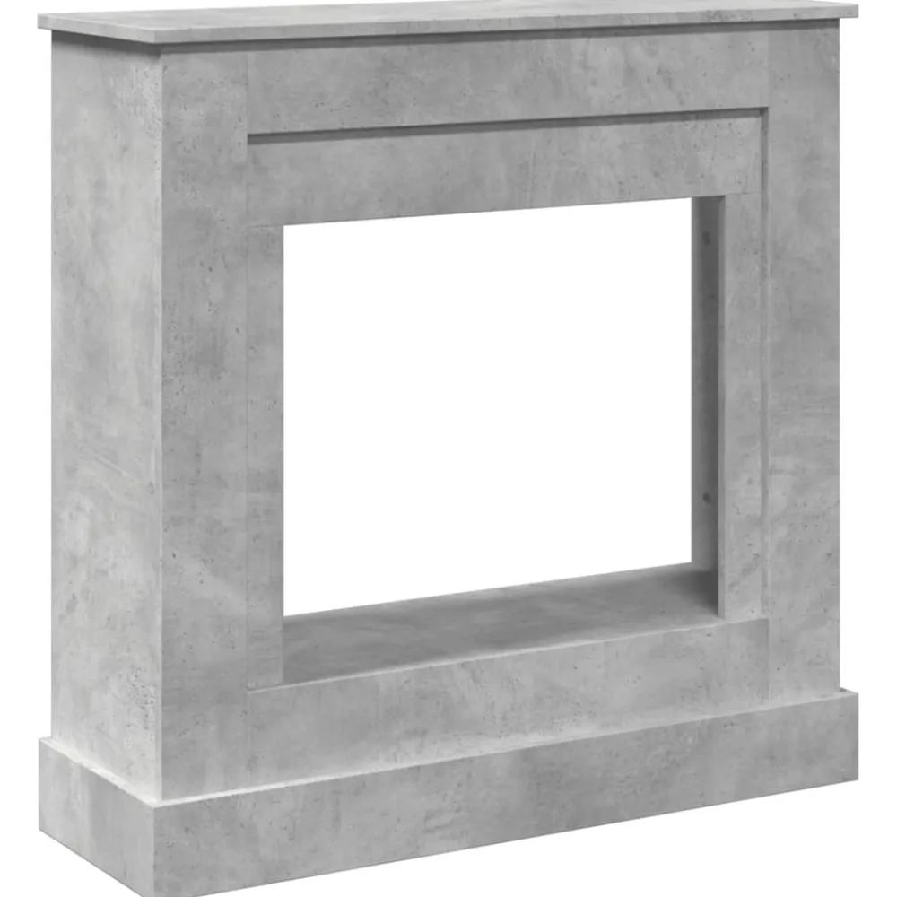 vidaXL Cadre de cheminée 90x30x90 cm bois d'ingénierie