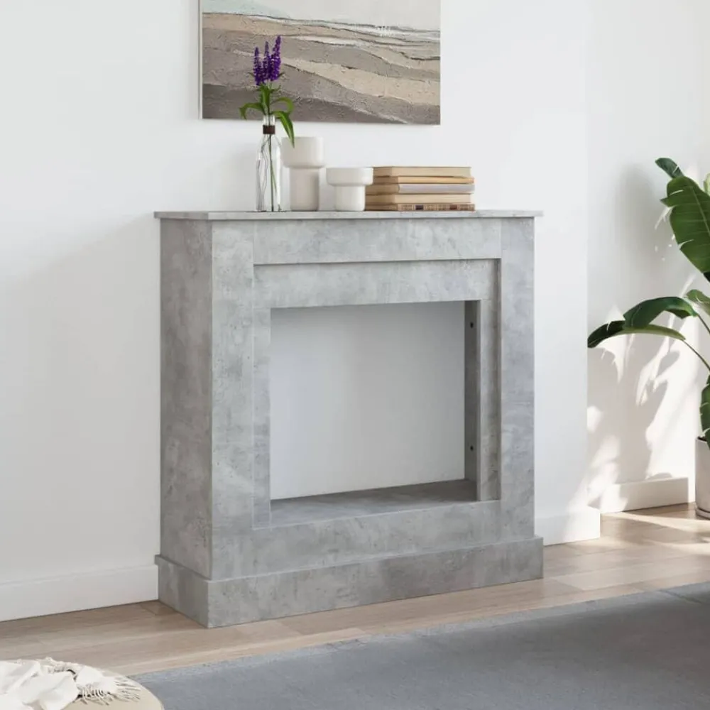 vidaXL Cadre de cheminée 90x30x90 cm bois d'ingénierie