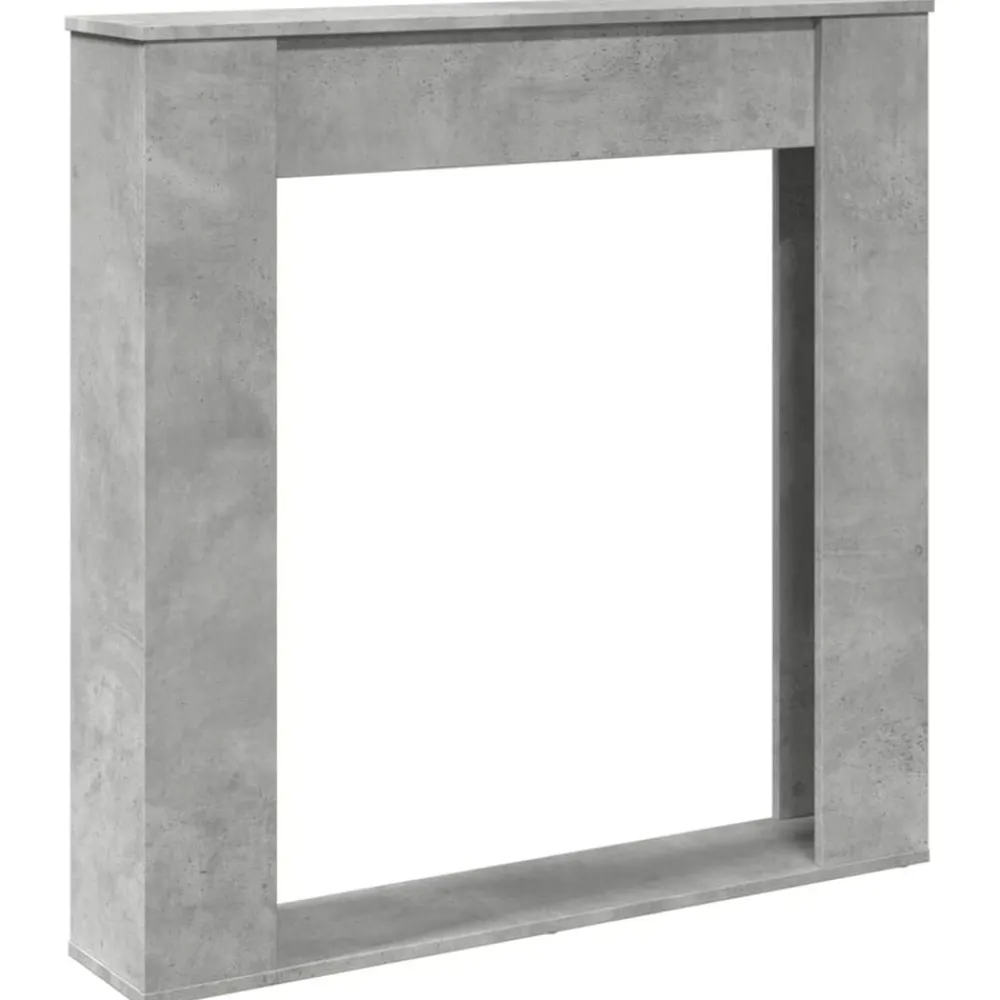 vidaXL Cadre de cheminée 100x20x100 cm bois d'ingénierie