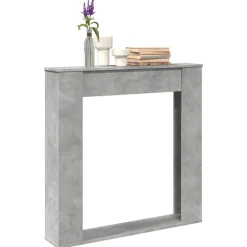 vidaXL Cadre de cheminée 100x20x100 cm bois d'ingénierie