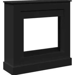 vidaXL Cadre de cheminée 90x30x90 cm bois d'ingénierie
