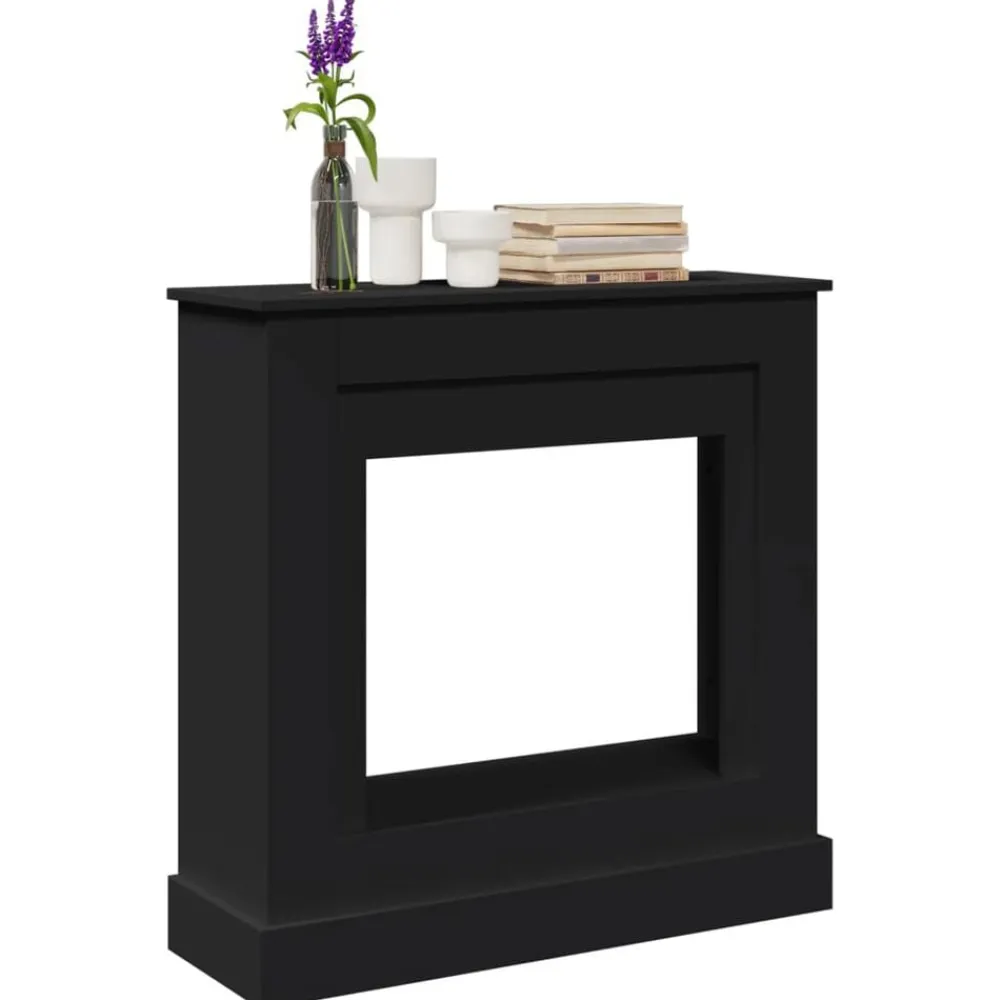 vidaXL Cadre de cheminée 90x30x90 cm bois d'ingénierie
