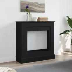 vidaXL Cadre de cheminée 90x30x90 cm bois d'ingénierie