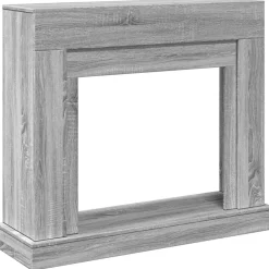 vidaXL Cadre de cheminée 100x30x87,5 cm bois d'ingénierie