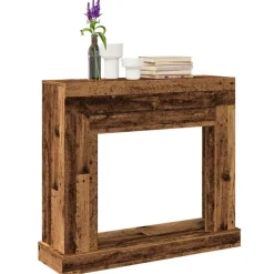 Accessoires Pour Cheminées & Poêles À Bois-vidaXL Cadre de cheminée 100x30x87,5 cm bois d'ingénierie Vieux bois
