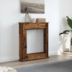 Accessoires Pour Cheminées & Poêles À Bois-vidaXL Cadre de cheminée 75x20x87,5 cm bois d'ingénierie Vieux bois