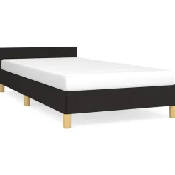 vidaXL Cadre de lit avec tête de lit sans matelas 80x200 cm tissu