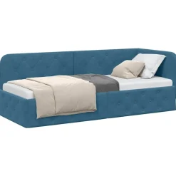 vidaXL Cadre de lit d'angle 80 x 200 cm Velours