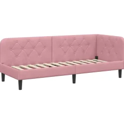 vidaXL Cadre de lit d'angle 80 x 200 cm Velours