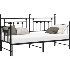 vidaXL Cadre de lit de jour 75 x 190 cm Acier