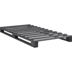 vidaXL Cadre de lit de palette Bois de pin massif 90x200 cm