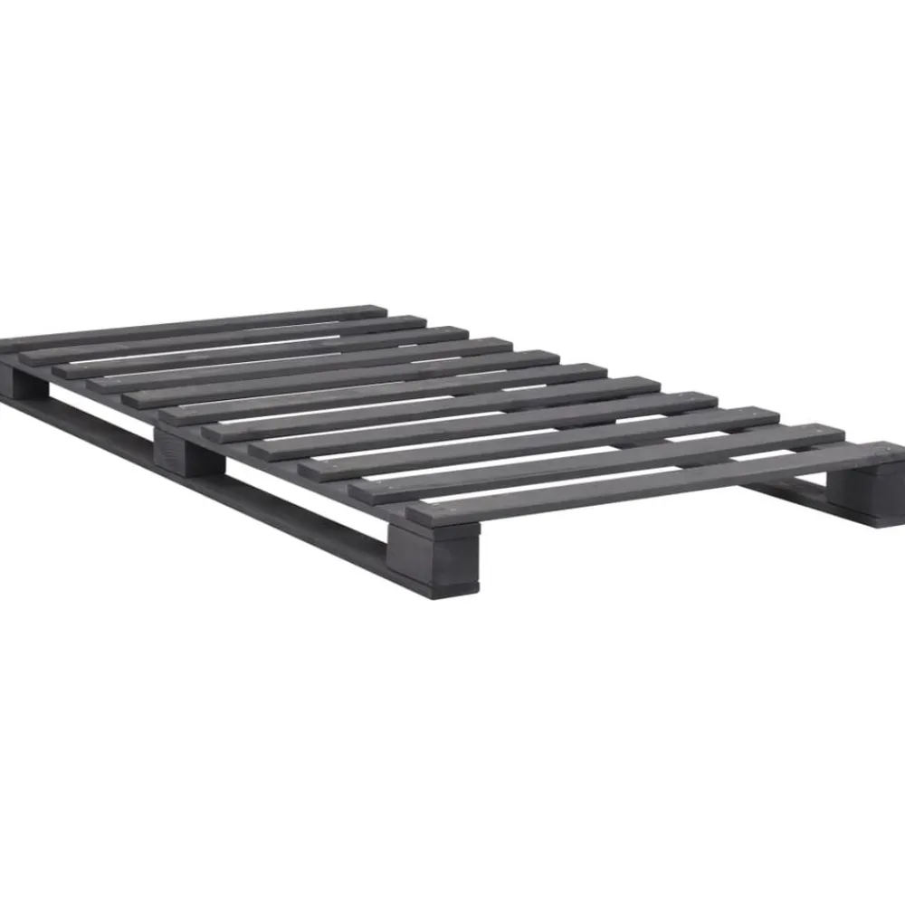 vidaXL Cadre de lit de palette Bois de pin massif 90x200 cm