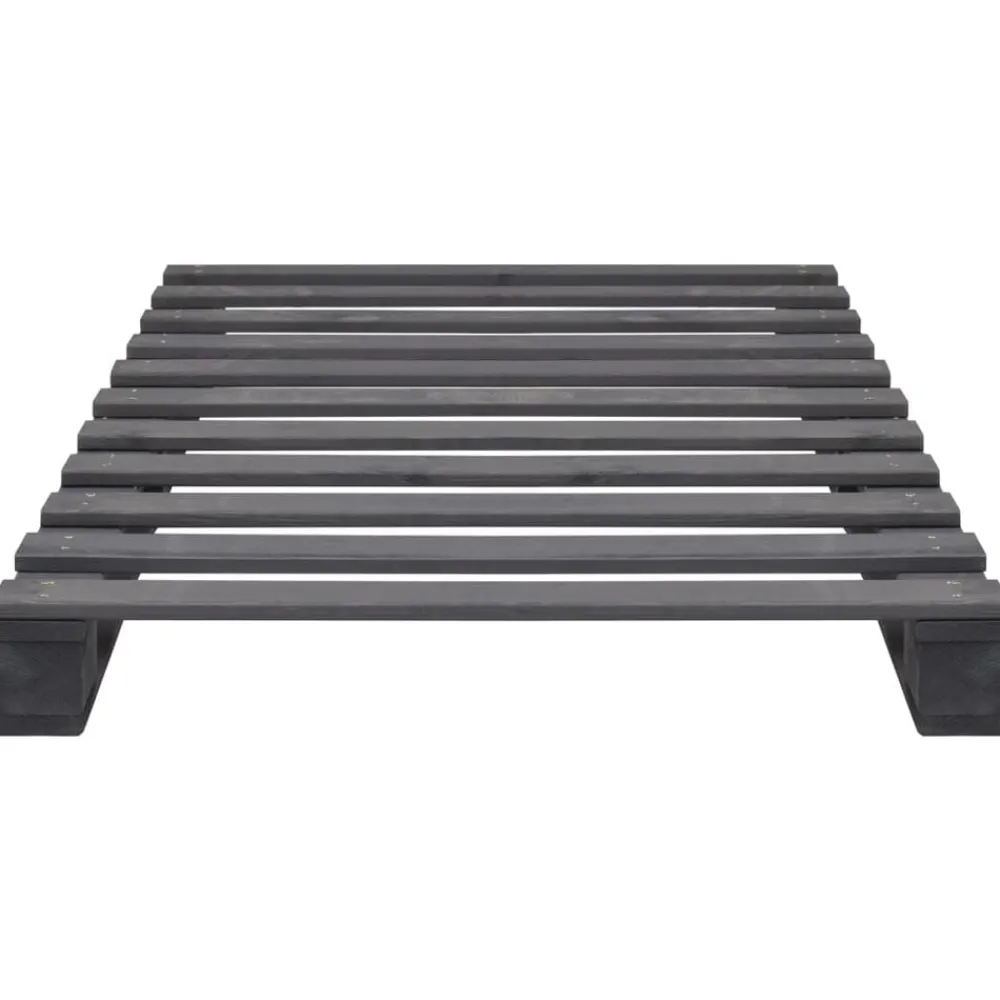vidaXL Cadre de lit de palette Bois de pin massif 90x200 cm