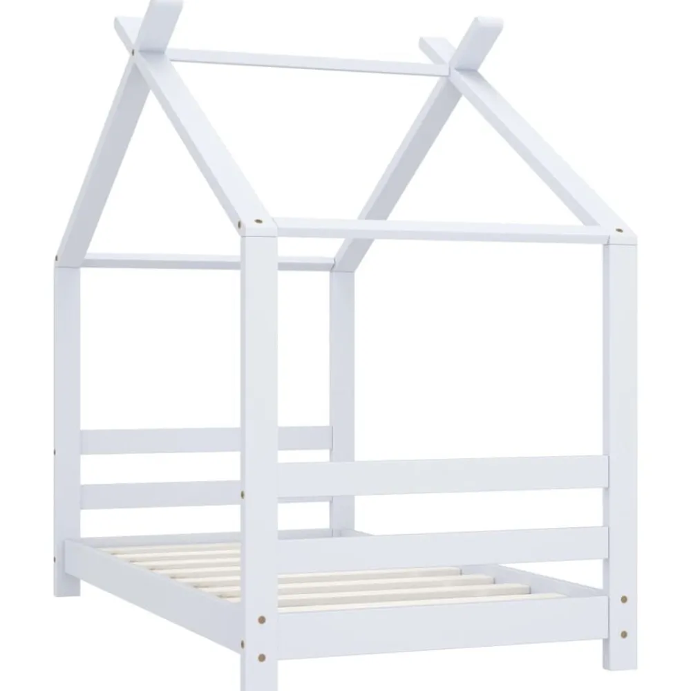 vidaXL Cadre de lit d'enfant Bois de pin massif 70x140 cm