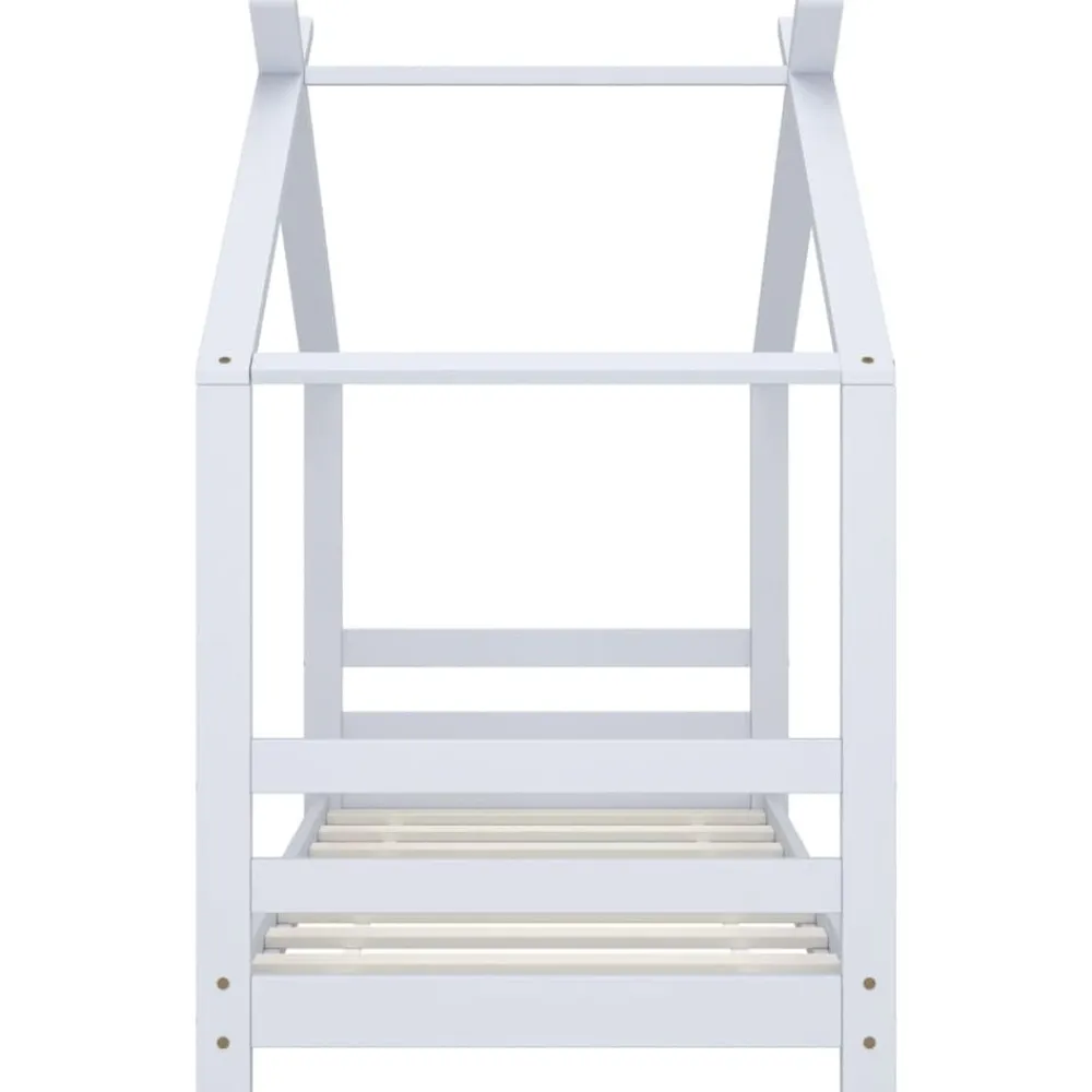 vidaXL Cadre de lit d'enfant Bois de pin massif 70x140 cm