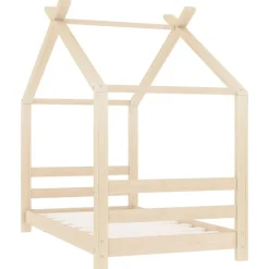 Mobilier Pour Bébés & Tout-Petits-vidaXL Cadre de lit d'enfant Bois de pin massif 70x140 cm Marron