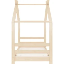 Mobilier Pour Bébés & Tout-Petits-vidaXL Cadre de lit d'enfant Bois de pin massif 70x140 cm Marron