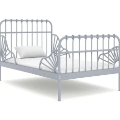 vidaXL Cadre de lit extensible Métal 80x130/200 cm