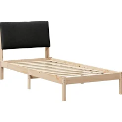 vidaXL Cadre de lit 100 x 200 cm Bois massif en pin