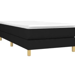 Lits & Accessoires-vidaXL Cadre de lit 80x200 cm tissu Noir
