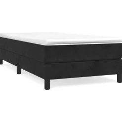 Lits & Accessoires-vidaXL Cadre de lit 80x200 cm velours Noir