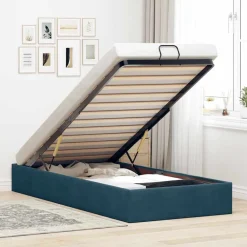 vidaXL Cadre de lit ottoman sans matelas 80x200 cm velours