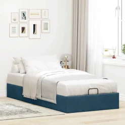 vidaXL Cadre de lit ottoman sans matelas 80x200 cm velours