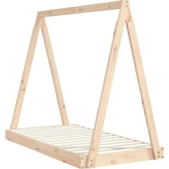 Mobilier Pour Bébés & Tout-Petits-vidaXL Cadre de lit pour enfant 70x140 cm bois de pin massif Naturel