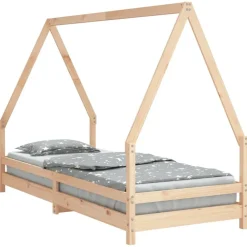 vidaXL Cadre de lit pour enfants 80x200 cm bois de pin massif