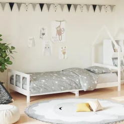 vidaXL Cadre de lit pour enfants 90x190 cm bois de pin massif